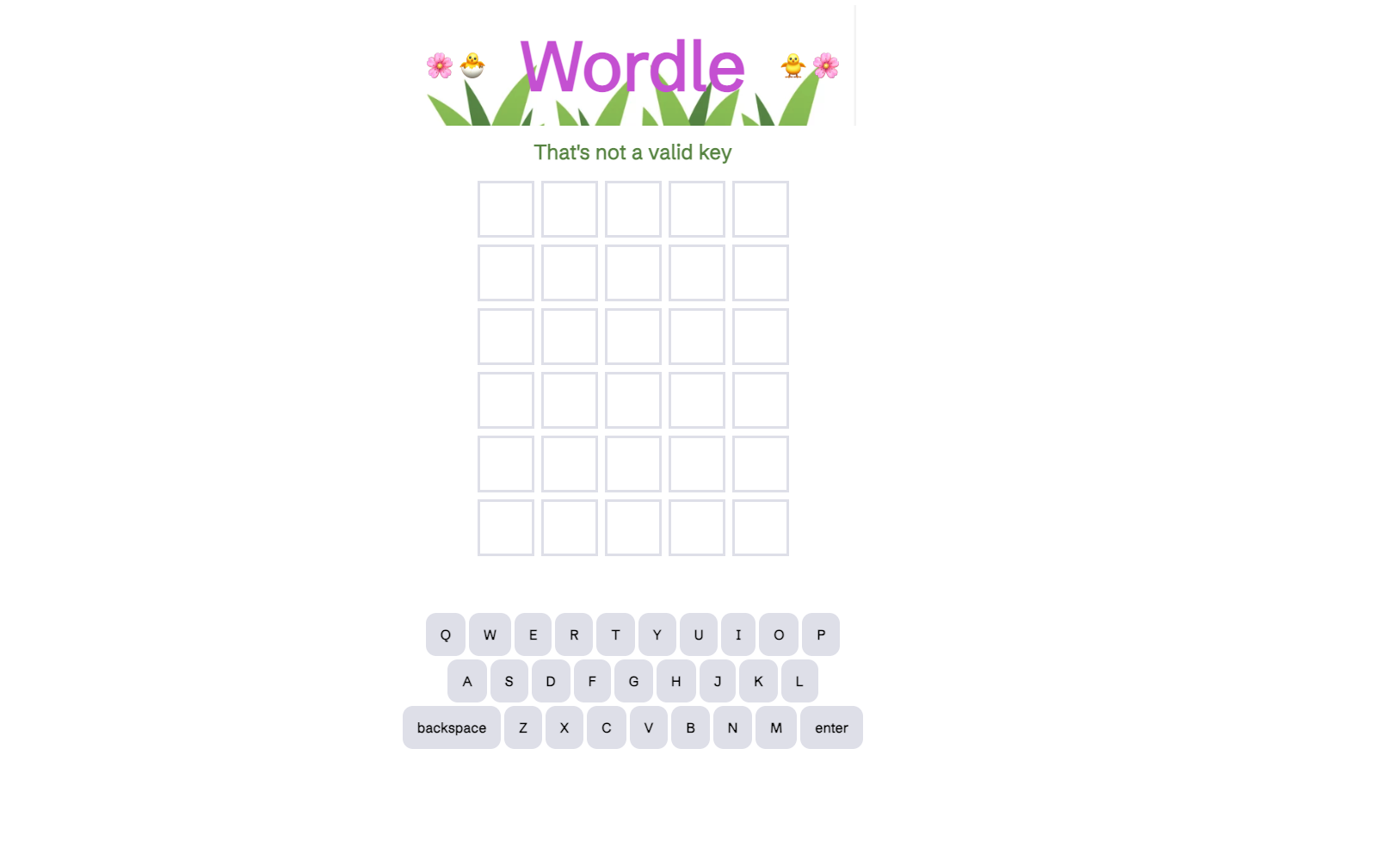 Wordle: Easter Edition